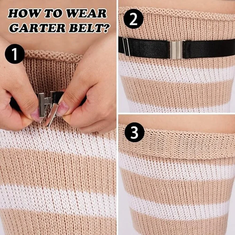 Plus Size Leg Cream Warmers Socks